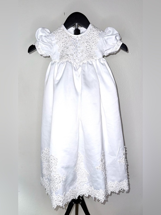 J. J. Anjorden Other - J.J. Anjorden white satin baptismal / christening gown, sz 18 mos, like new